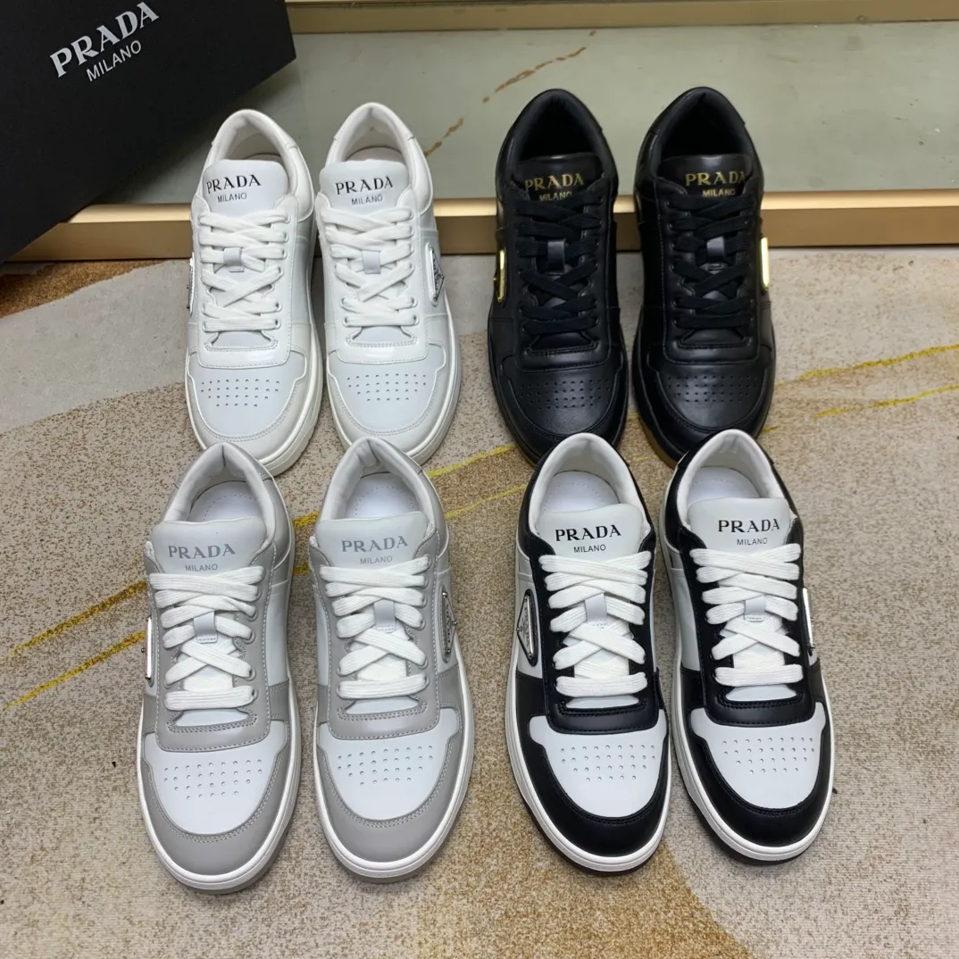 💰660.巜PRADA》Prada: Top 🔝purchasing agent🔍🔍The latest men’s counters are on sale simultaneously, high-quality original calfskin imported from Italy 🇮🇹. Brand logo* (prominent·high-end·noble·class·) exquisite workmanship (imported from Italy🇮🇹 Sole: Original sole provided by the original factory, ⚠️exclusive double-layer activity, TPR rubber, combination outsole; super comfortable, wear-resistant, non-slip, environmentally friendly🌳🌳🌳, real shot🎬The real thing is more beautiful🔍🔍 (high quality, follow the order) code number 38 to 44 (.45 customized)